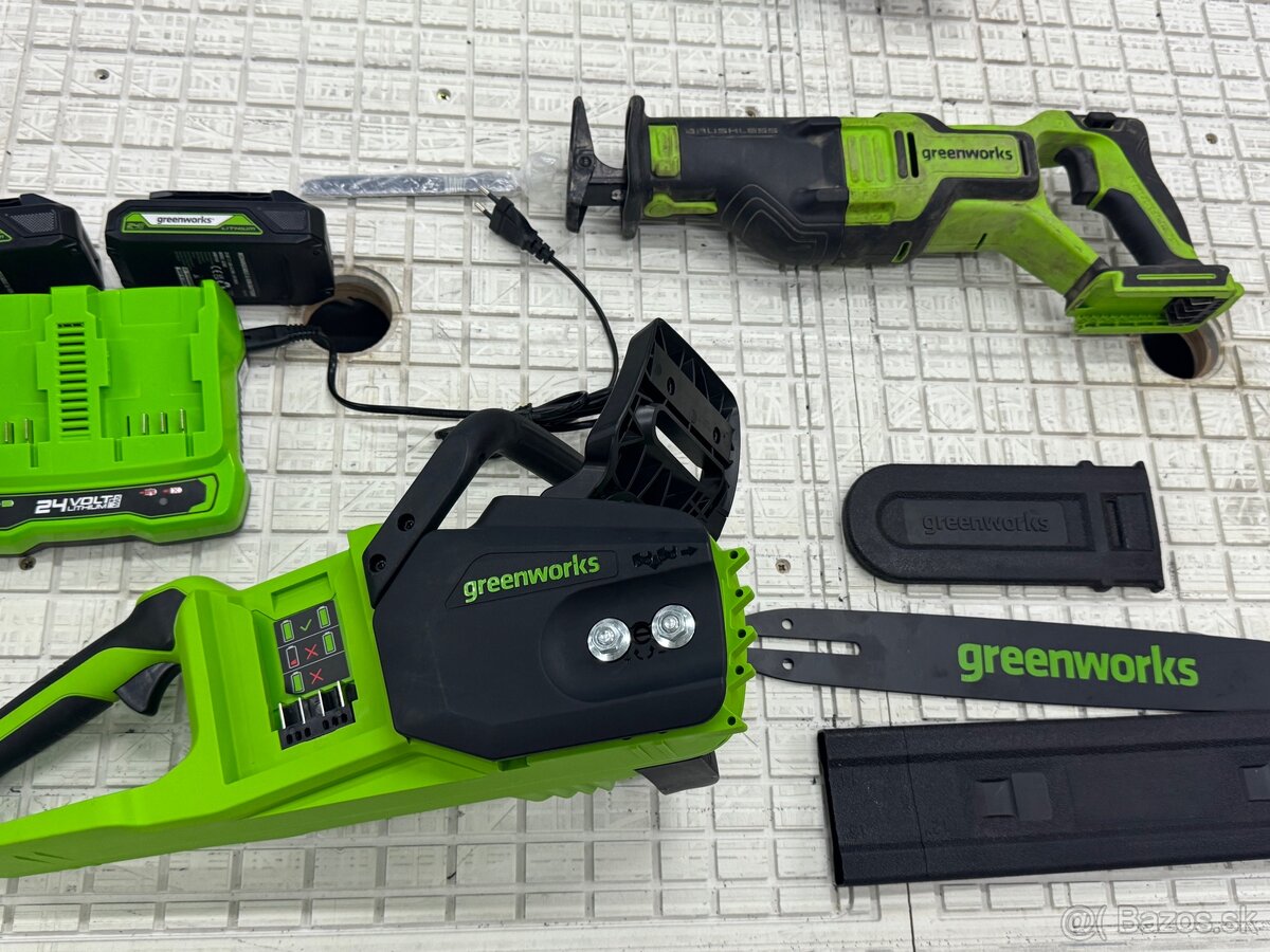Greenworks aku záhradný set - 2