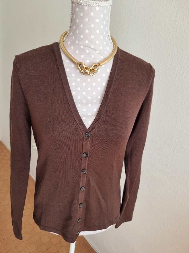 nový tmavohnedý svetrík Michael Kors veľ.v M - 2