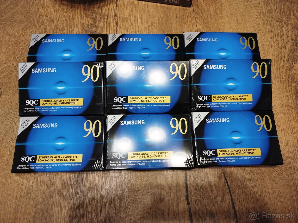 čisté audiokazety Samsung SQC 90 - 2