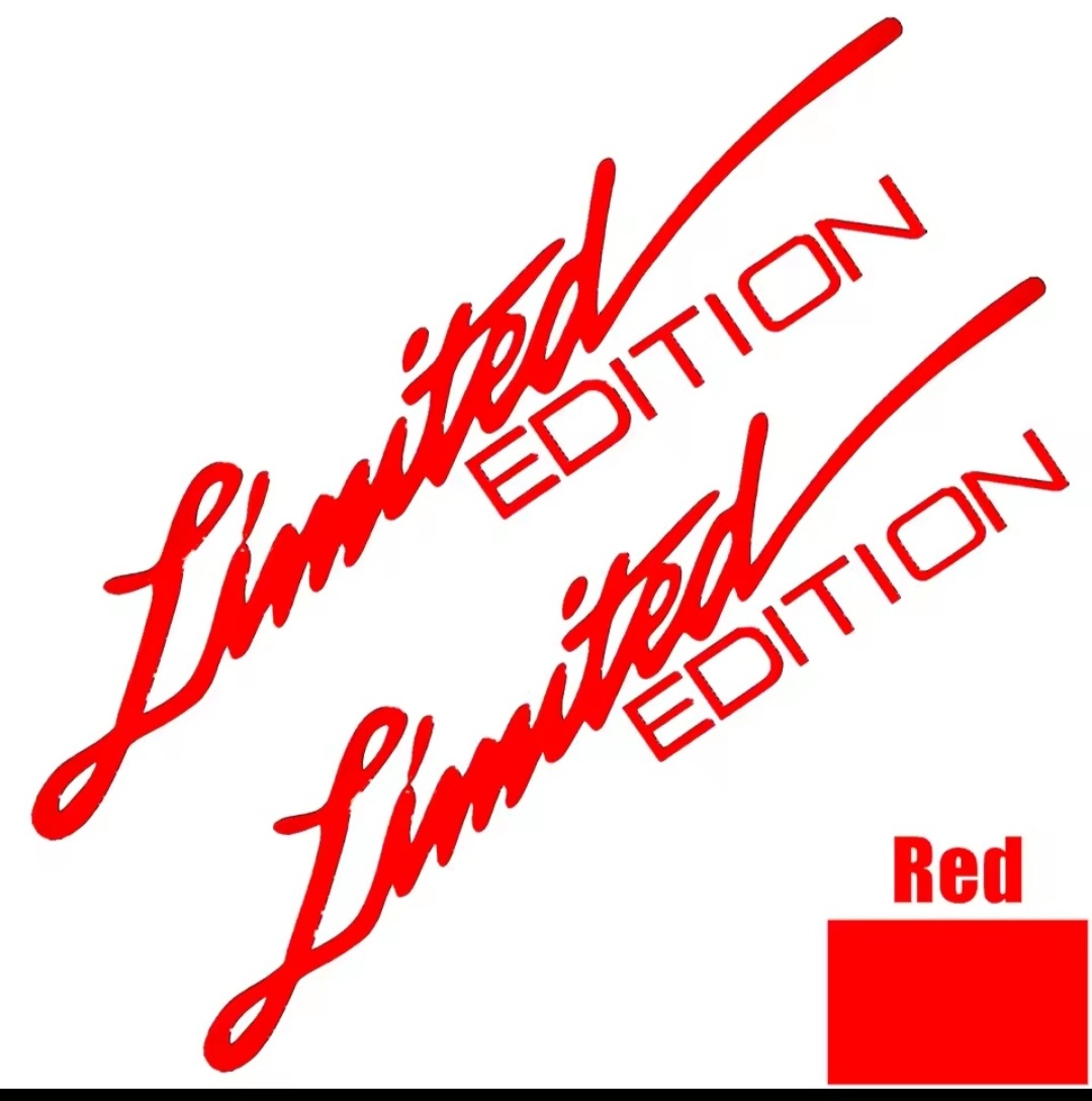 Nové červené nálepky Limited Edition - 2