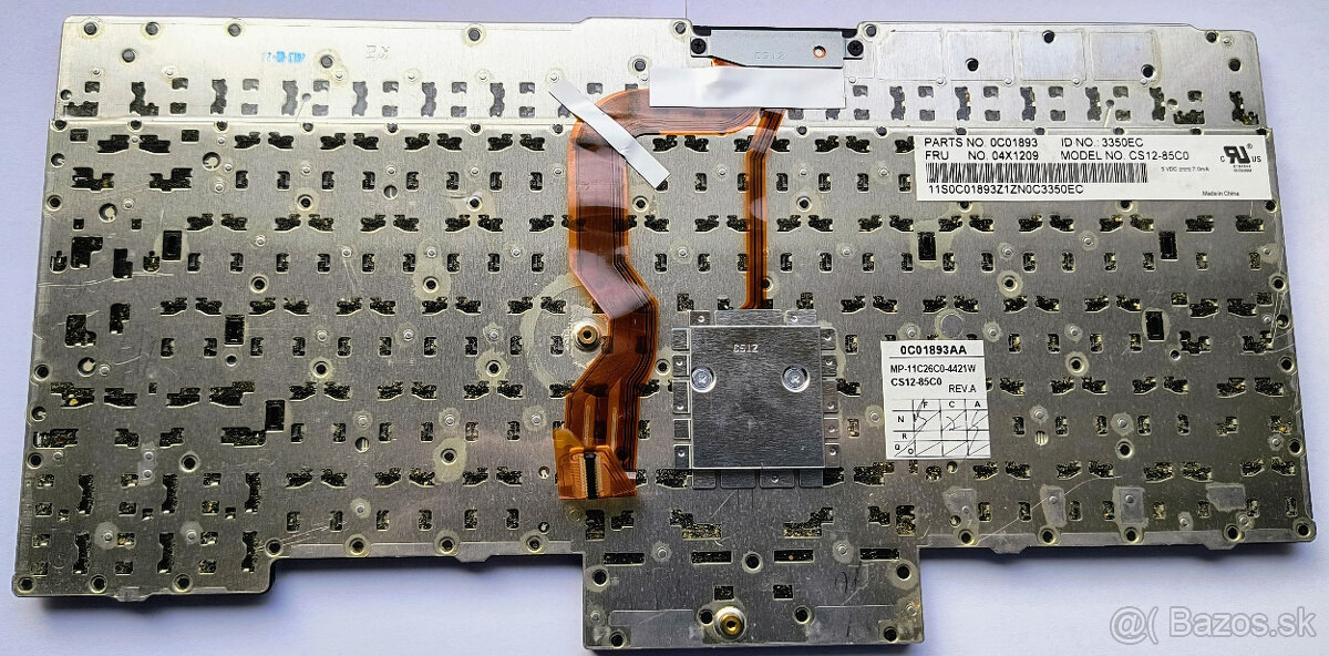 Klávesnica Lenovo 04X1209 CZ - 2