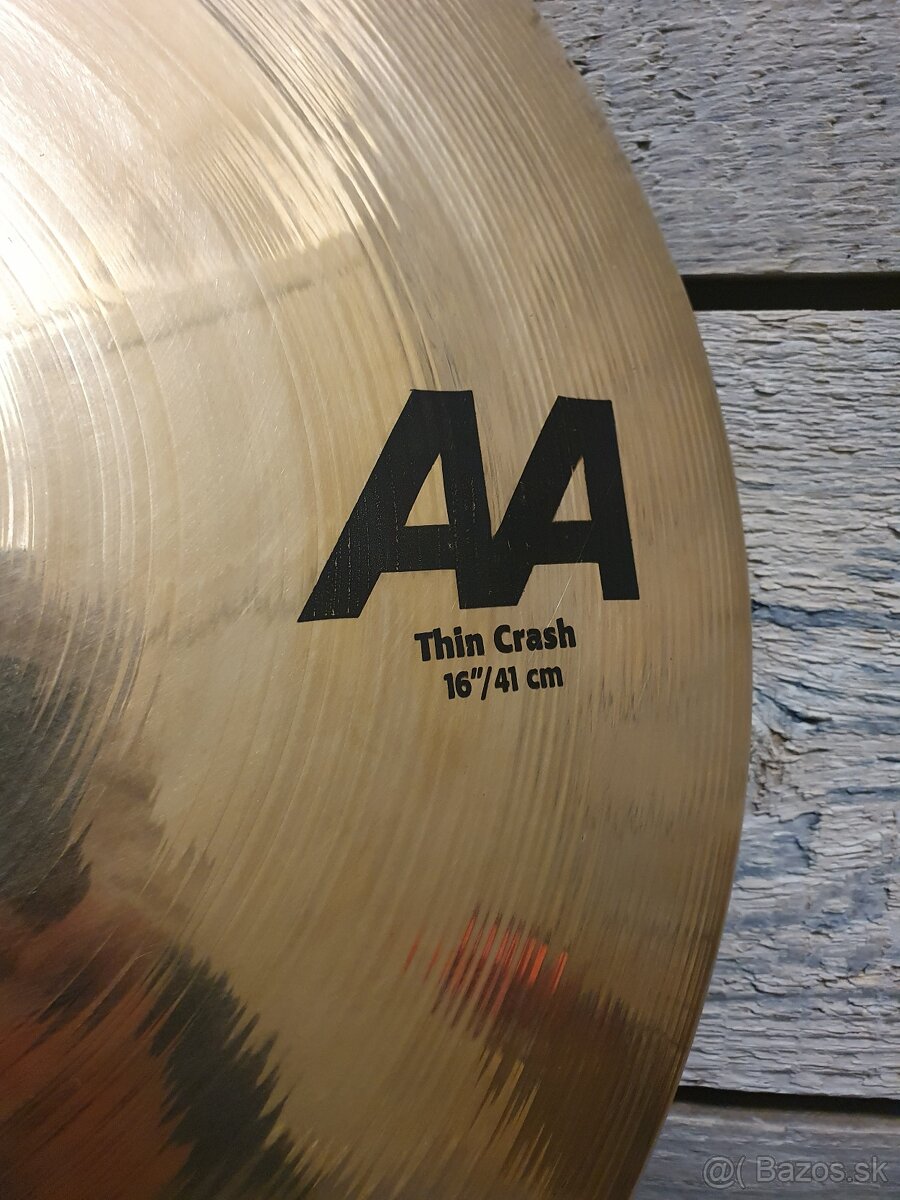 thin crash 16" Sabian AA - 2