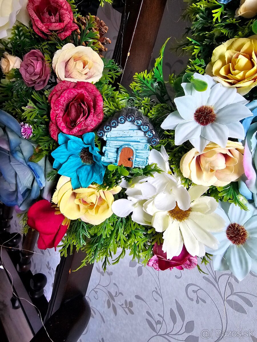 Boho veniec na dvere - 2