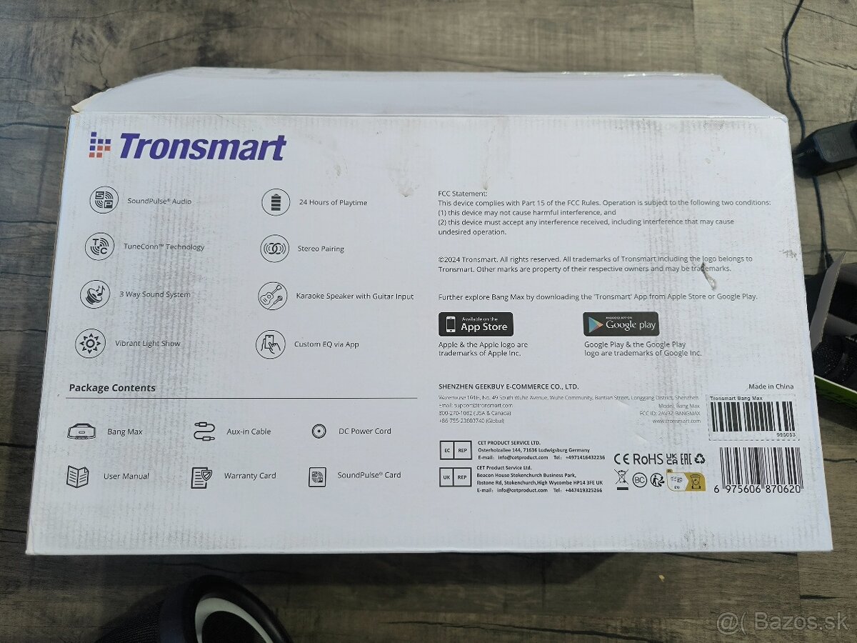 Predám Tronsmart Bang Max - 2
