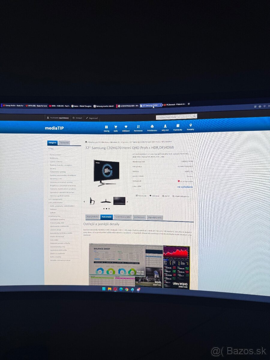 Predám Monitor 32 QHD - 2