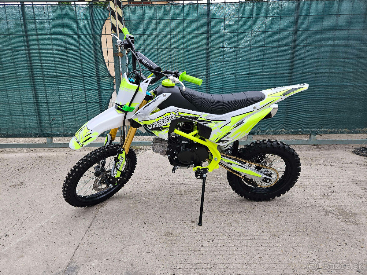 125cc Dirt Bike v neónovo zelenej farbe 17/14