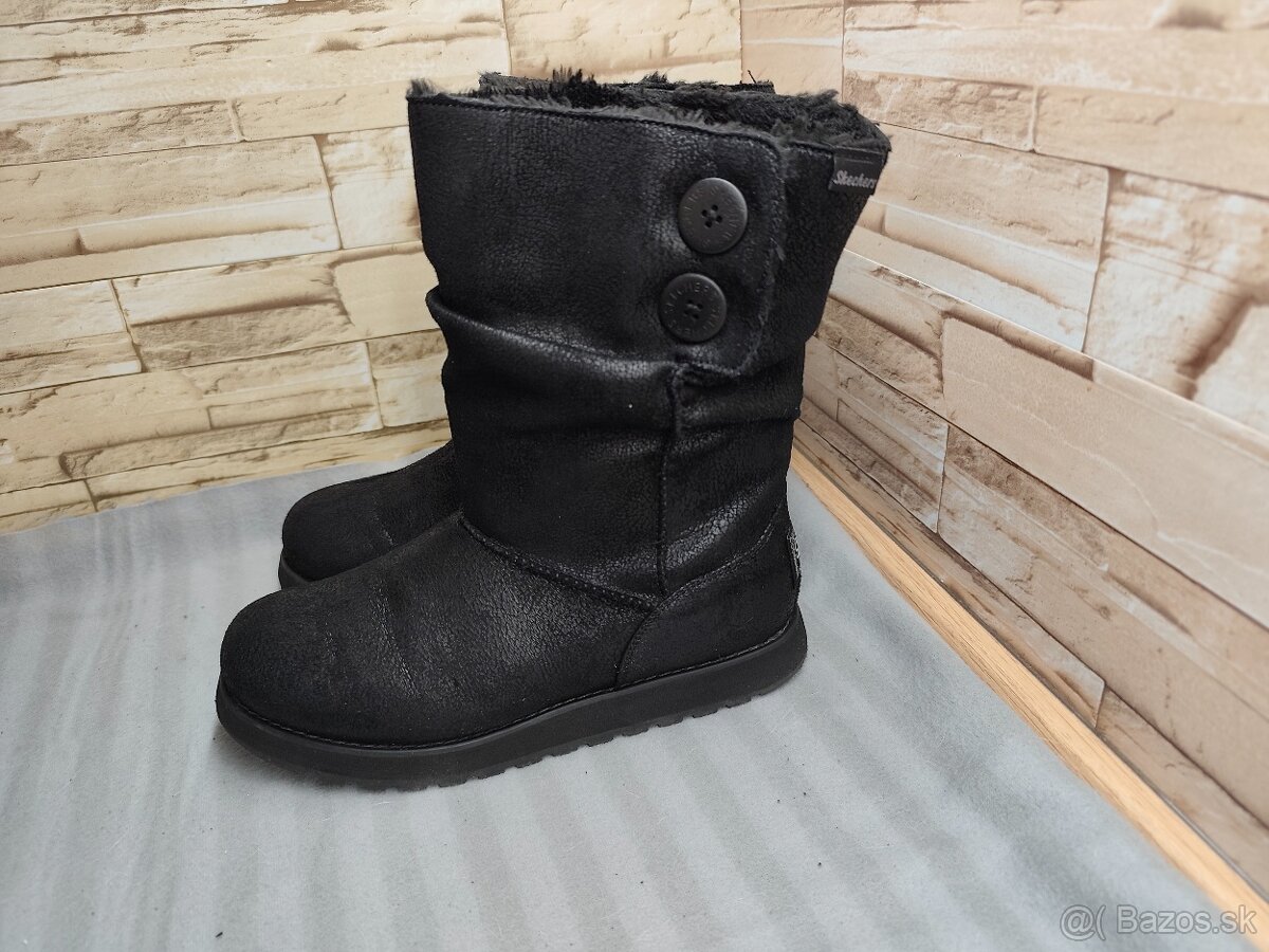 Skechers 38 - dámske zateplené čižmy - 2