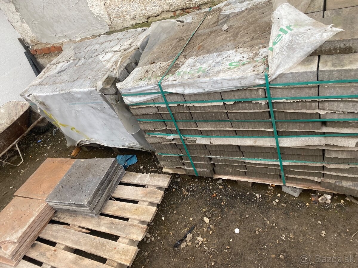 Zámková dlažba , okrasné tvárnice , betónové strešný - 2