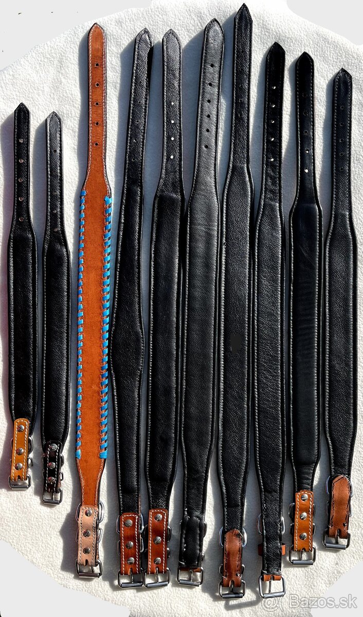 Kožený psí obojek MIX SLEVA - 2