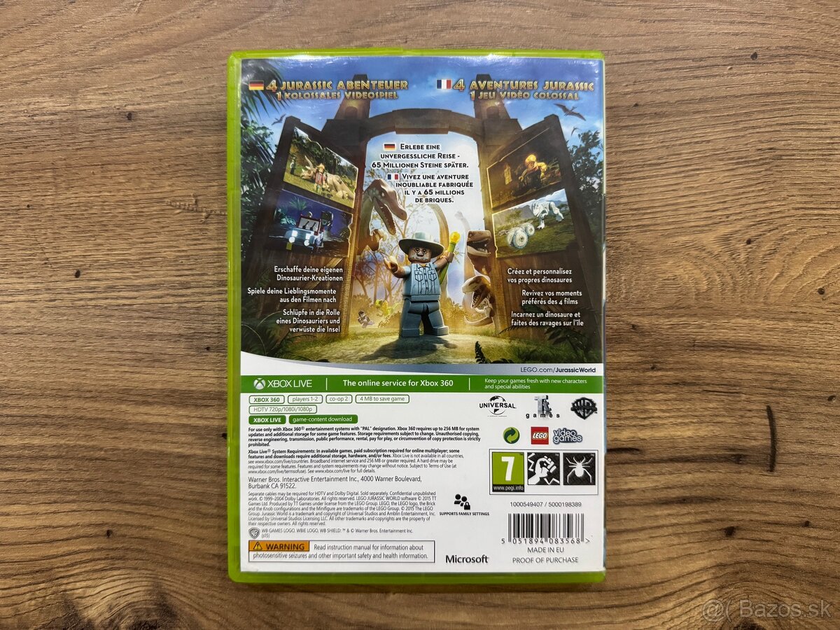 Hra Xbox 360 - LEGO Jurassic World - 2