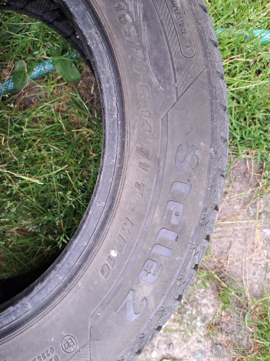 Predám letné Matador Stela2 165/70/R14 - 2