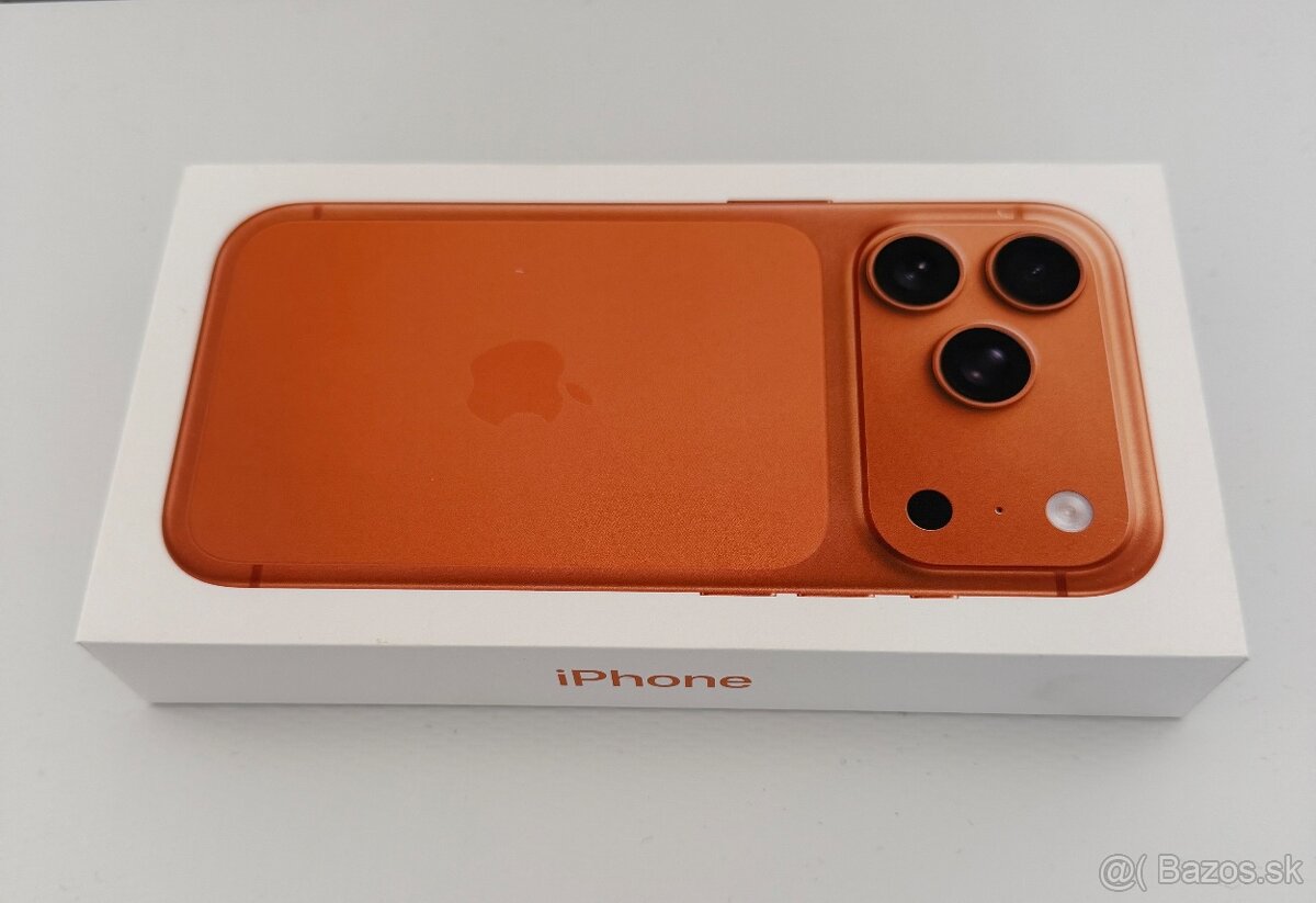 iPhone 17 Pro 256GB Cosmic Orange NEROZBALENÝ - 2