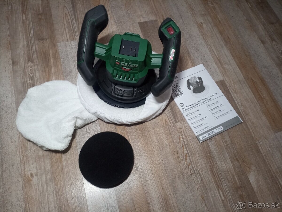 Predám použitú Parkside aku leštičku - 2