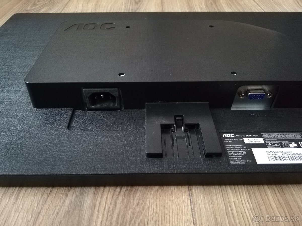 LCD Monitor AOC e2270Swn 22" Full HD - 2