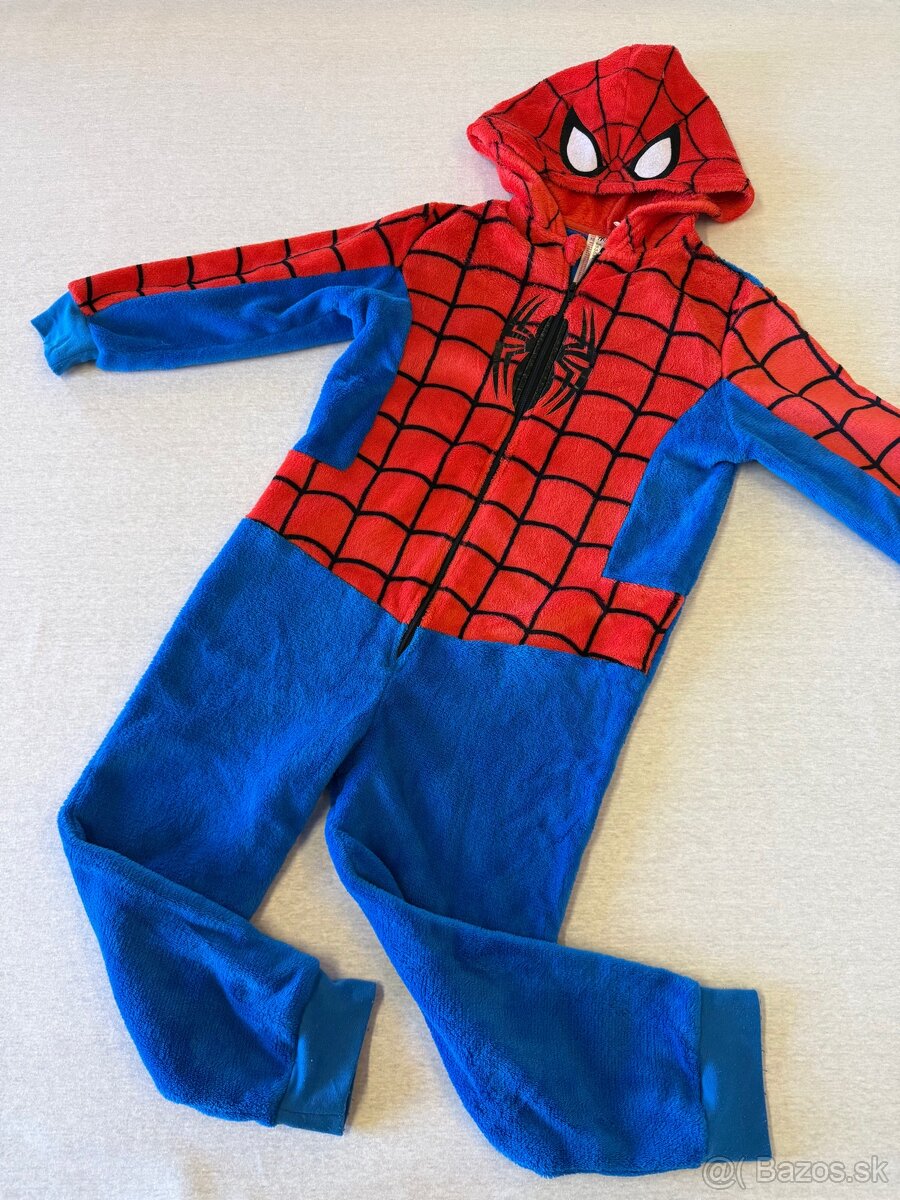 Flisovy overal Spider-Man H&M vel. 116 - 2