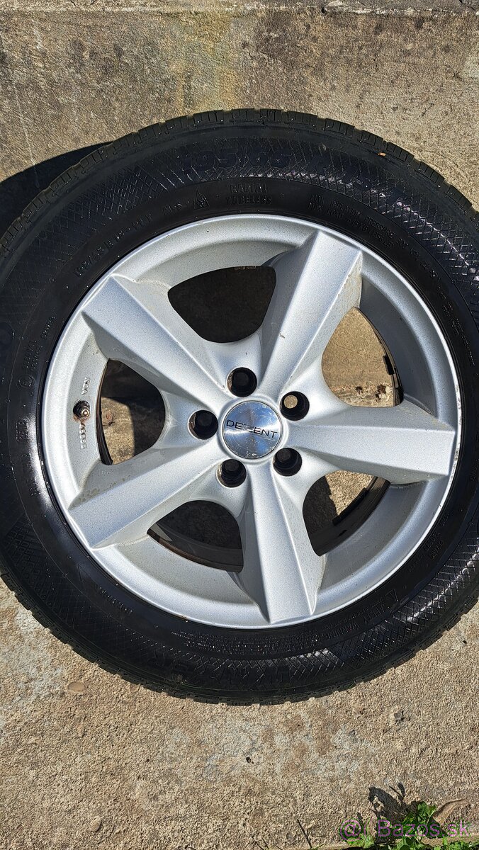 ALU disky DEZENT 5x100 6,5Jx15H2 - 2