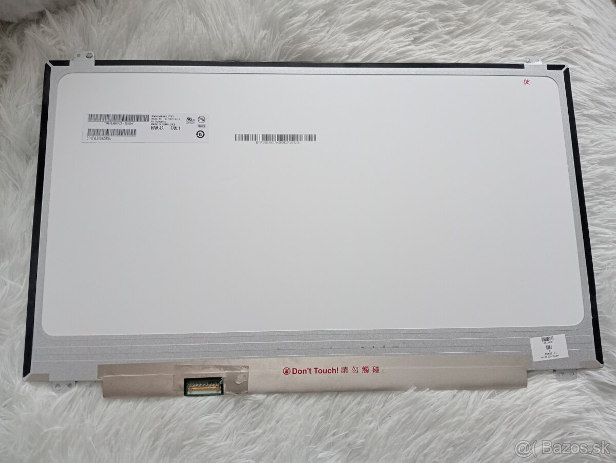 predám 17,3" LED SLIM displej 30pin eDP - B173RTN02 - 2