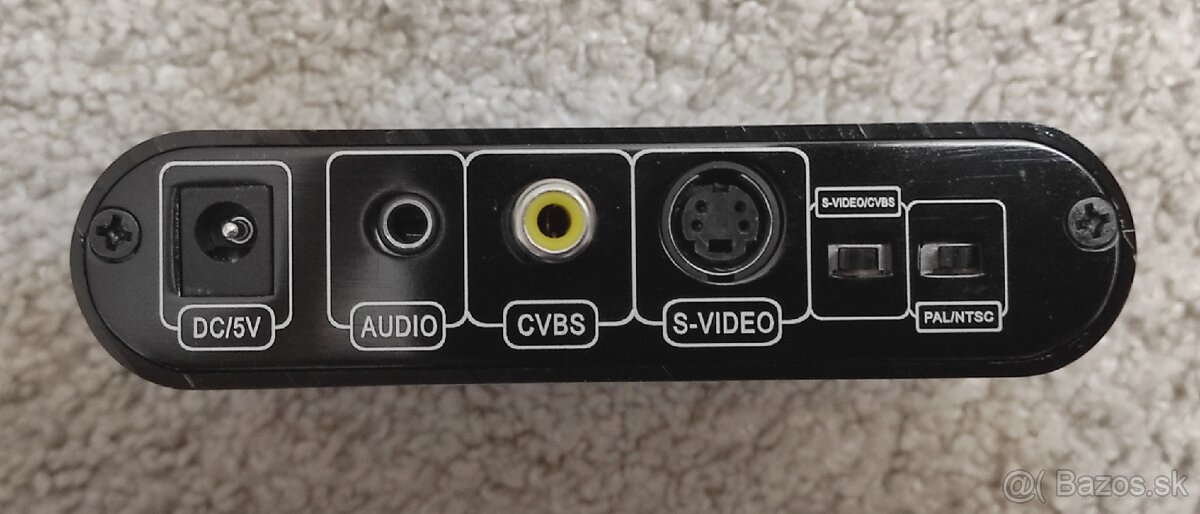 Video converter COMPONENT to Composit / S-video - 2