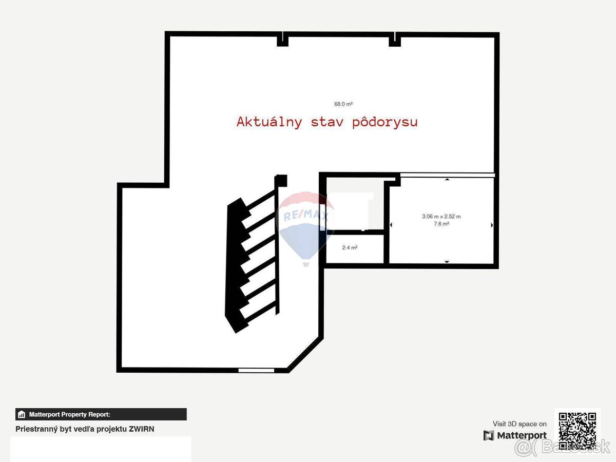 ✅ 100m2 byt s lodžiou a terasou s možnosťou prerábky na 4i - 2