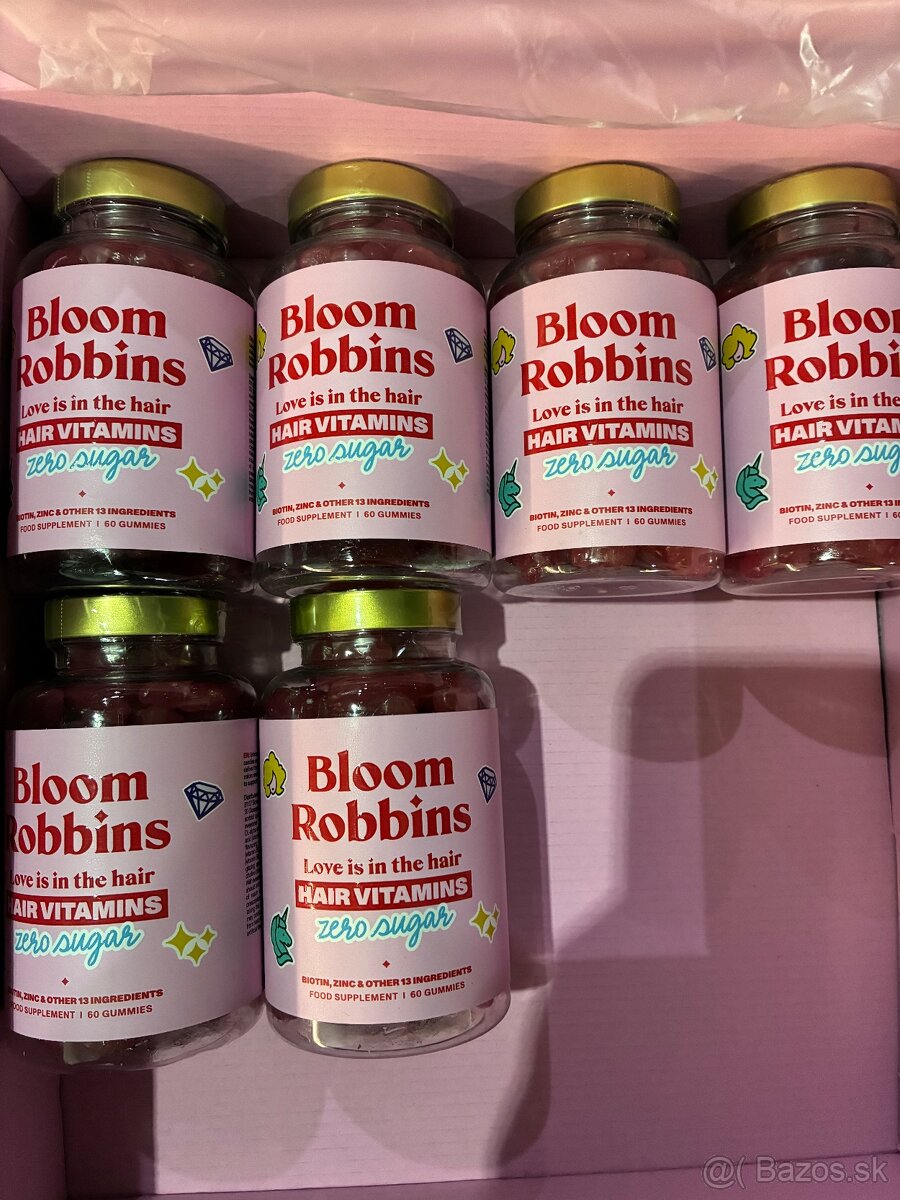 AKCIA BLOOM ROBBINS sada 6 baleni gumikov ZERO SUGAR - 2