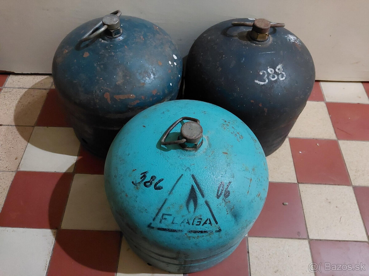 Plynová fľaša / bomba - 2 kg - prázdna - 2