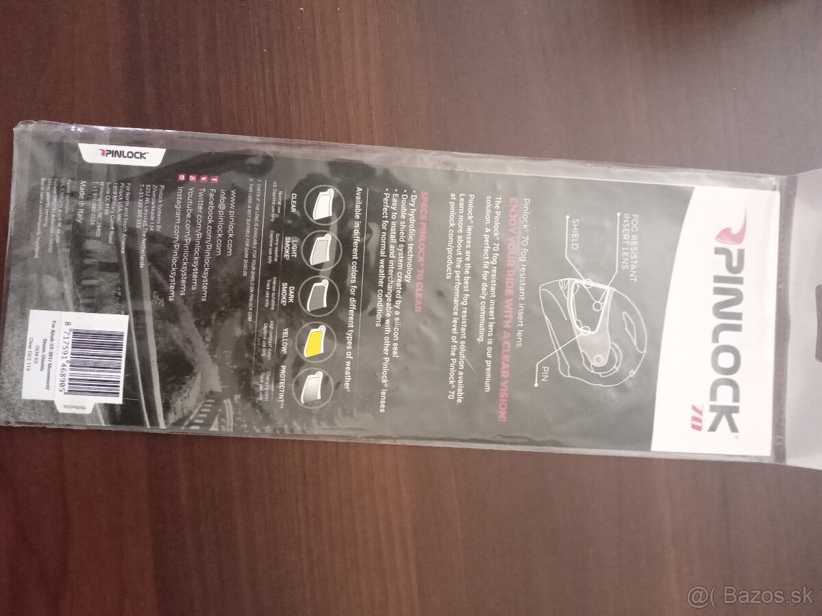 folia proti zahmlievaniu pinlock 70-airoh ST301 - 2