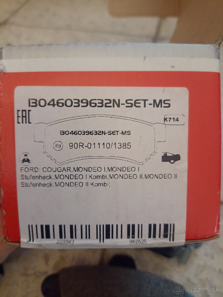 Brzdové platničky na Ford Mondeo MK2 - 2