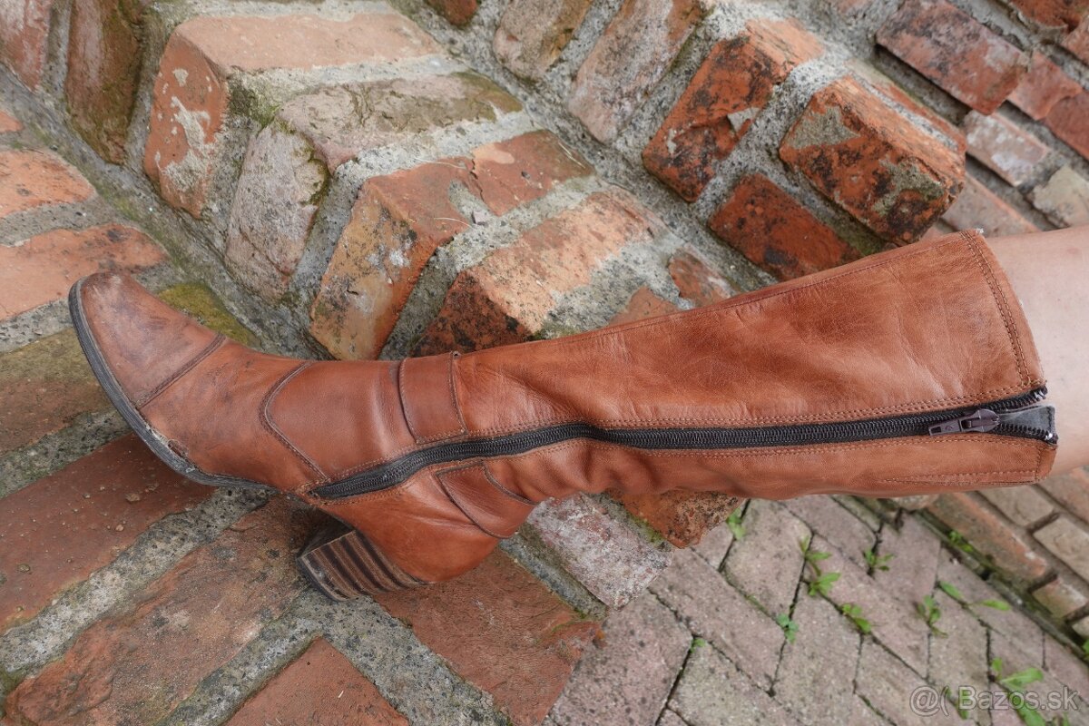 Dámske kožené čižmy - 2