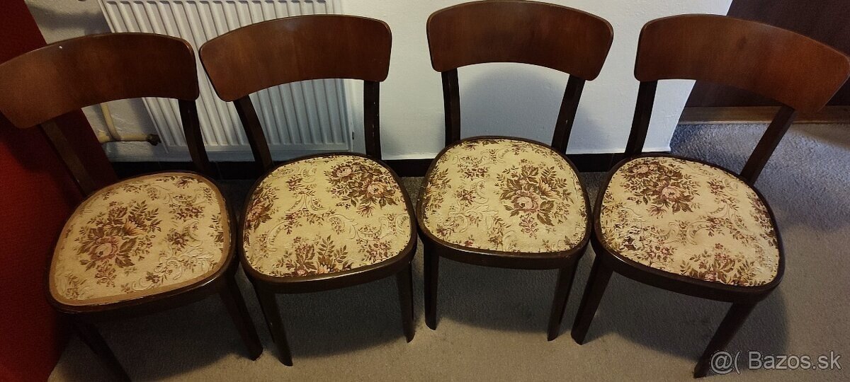 70.ročné RETRO štýlové stoličky - 2