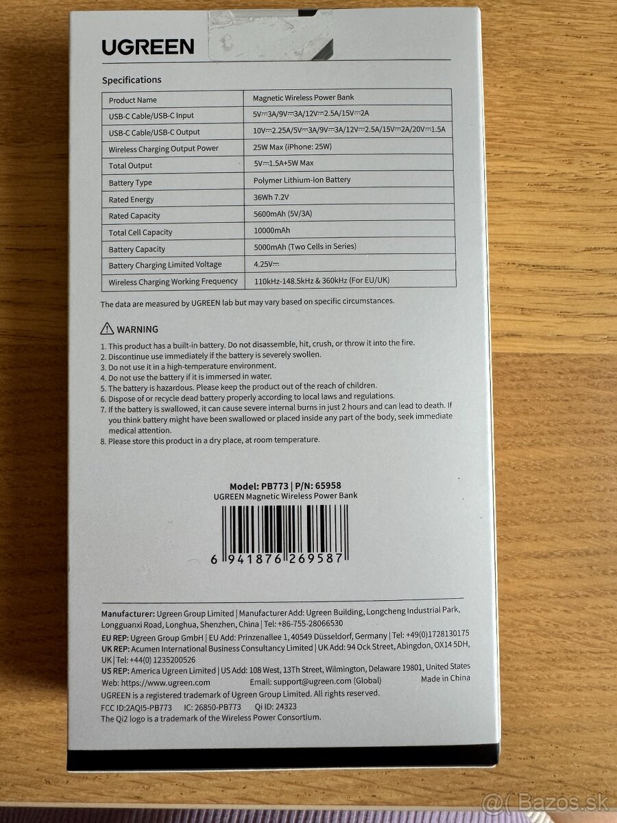 Ugreen magnetický powerbank - 2