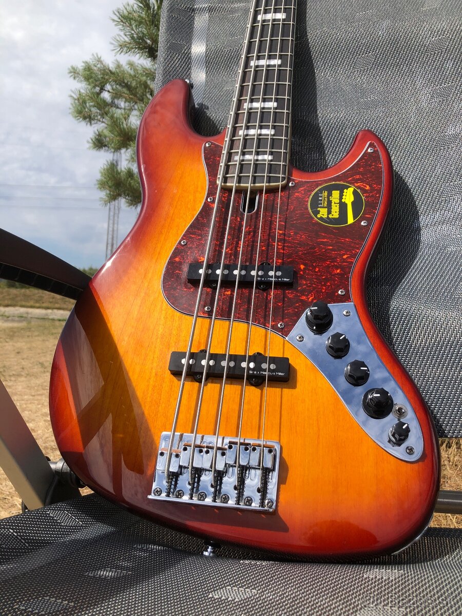 5 strunová elektrická basgitara, premium nastavenie - 2