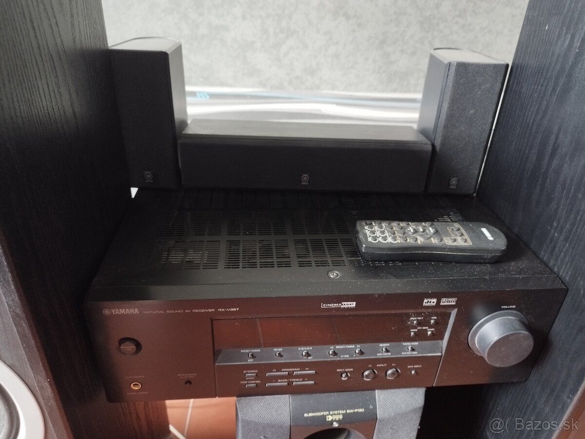 Kompletná zvuková zostava Yamaha + Jamo + Philips DVD – 5.1, - 2