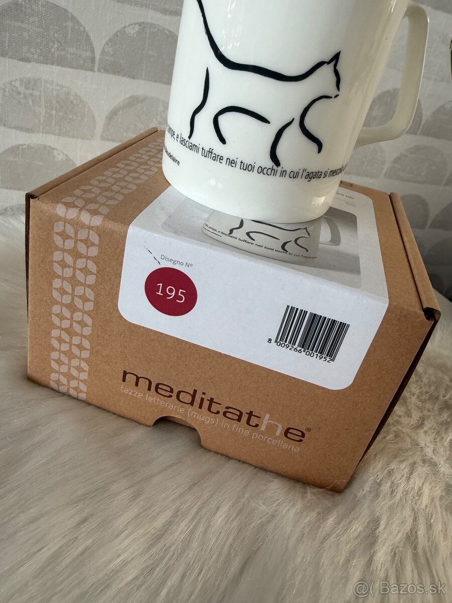 Meditathe porcelánový hrnček Charles Baudelaire - 2