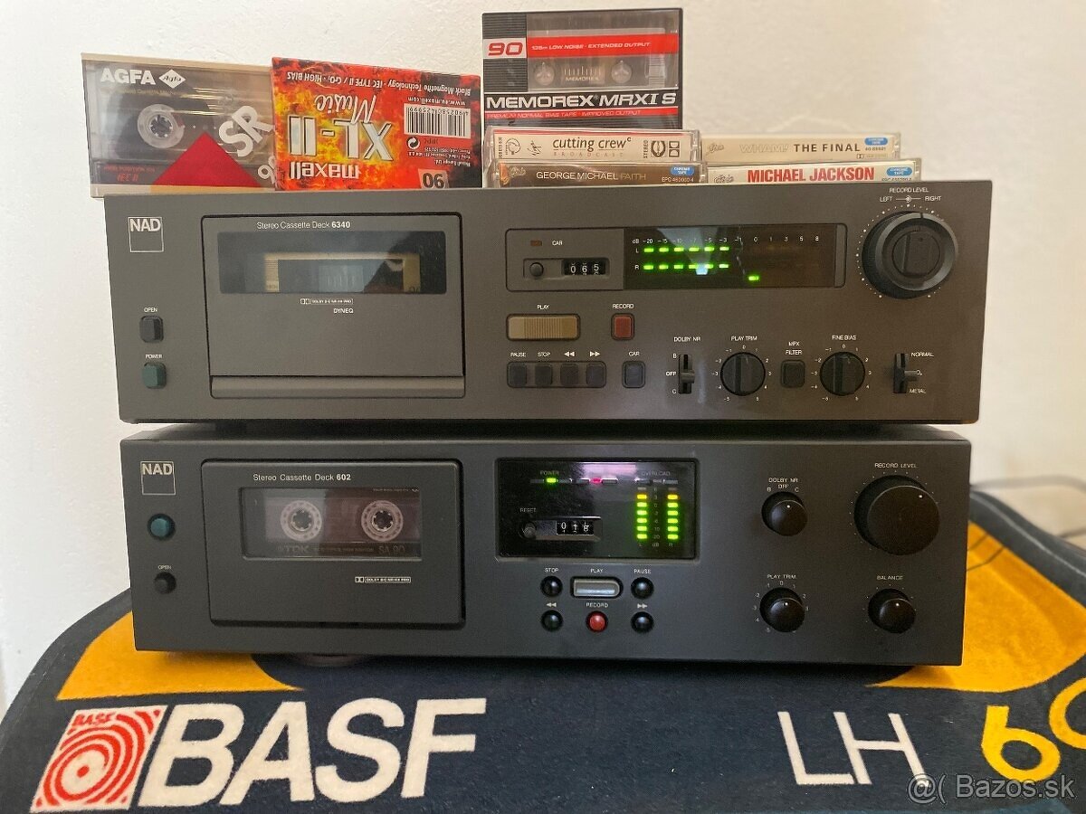 Predam kazetak 2x NAD,3-head Kenwood,JVC a dvojdeck rozne - 2