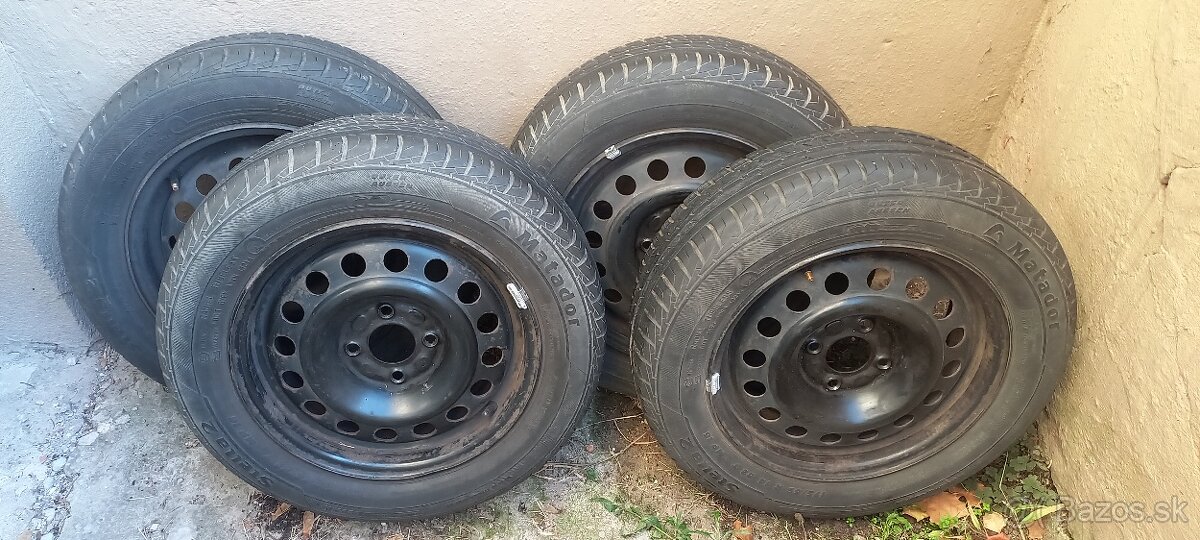 Zimné pneum s diskami 175/65 r14 matador - 2