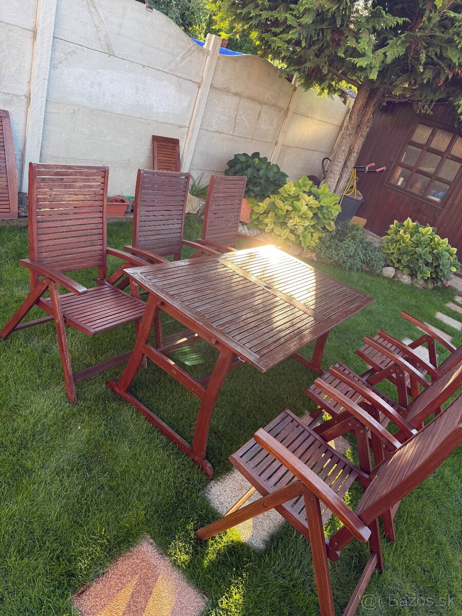 TEAK zahradny nabytok - 2