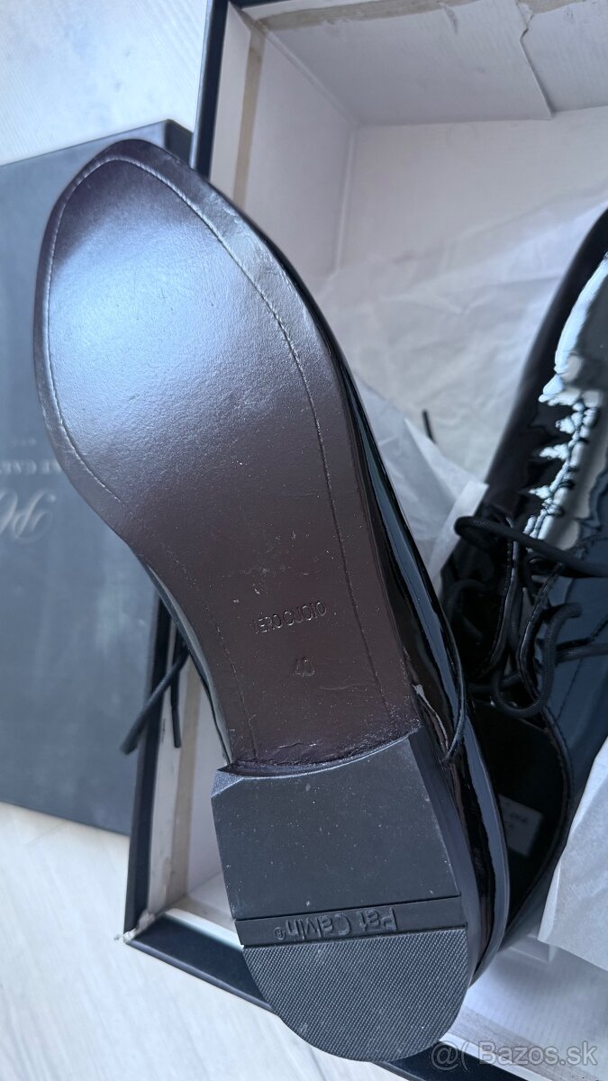 Predám pánske celokožené topánky Pat Calvin k obleku - 2