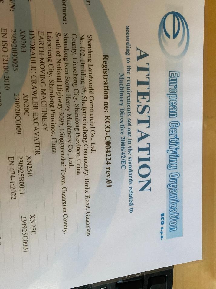 Bager Xiniu 20T motor Kubota D 1105 - 2