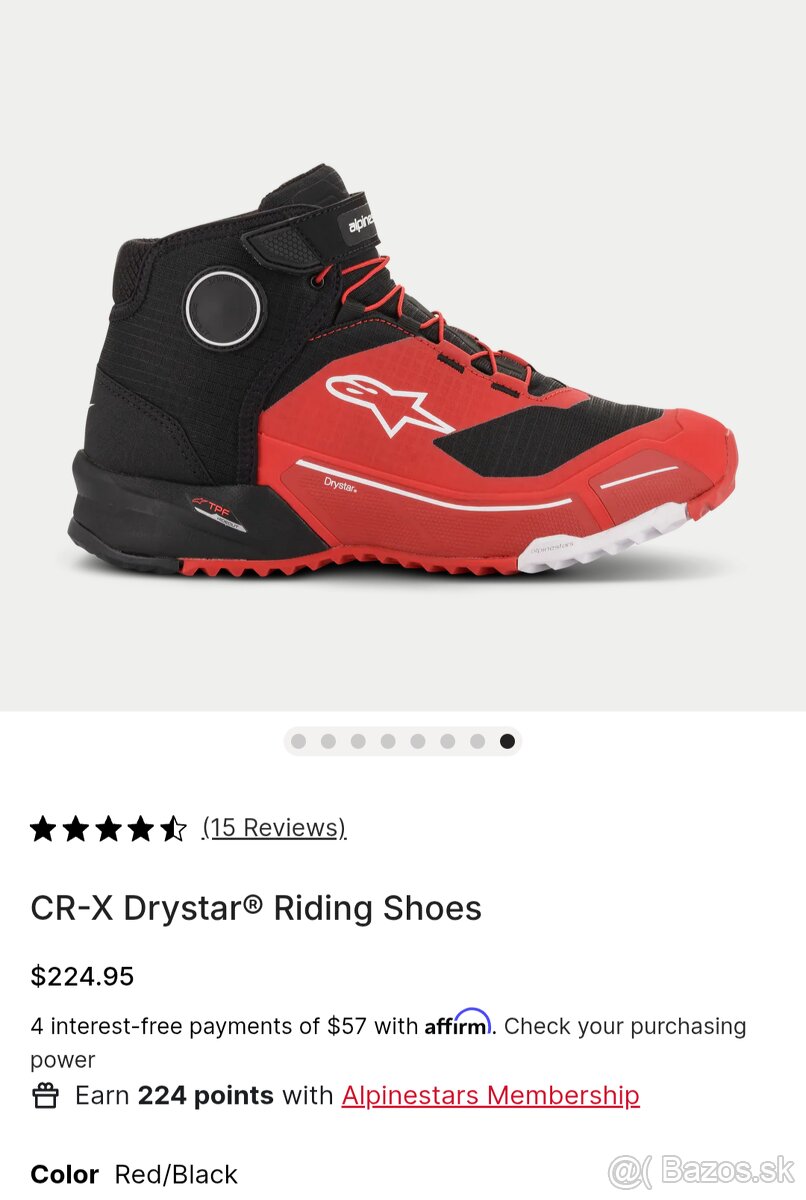 velkost 47 - panske moto topanky Alpinestars - 2