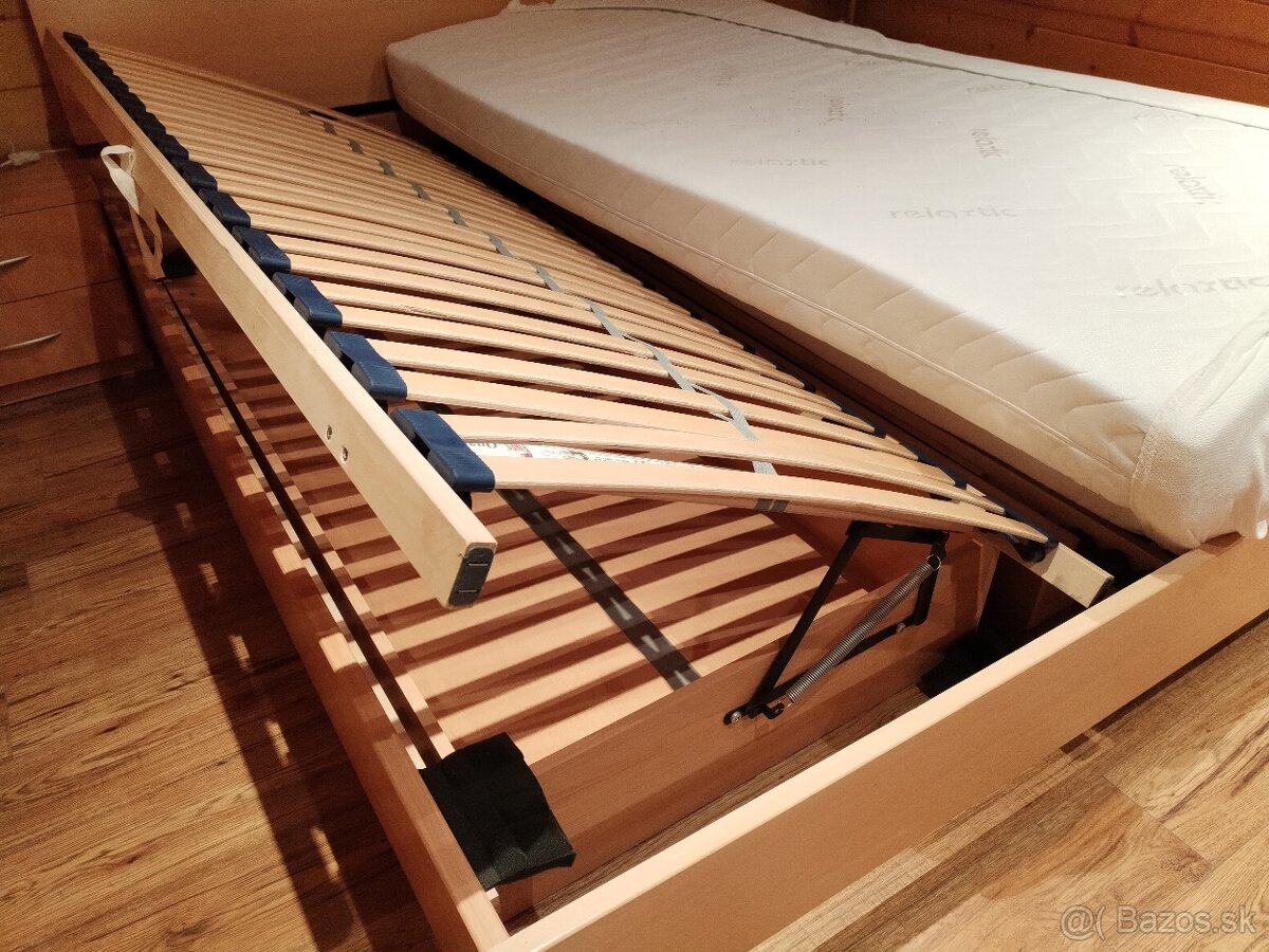 Manželská posteľ + 2 matrace - 2