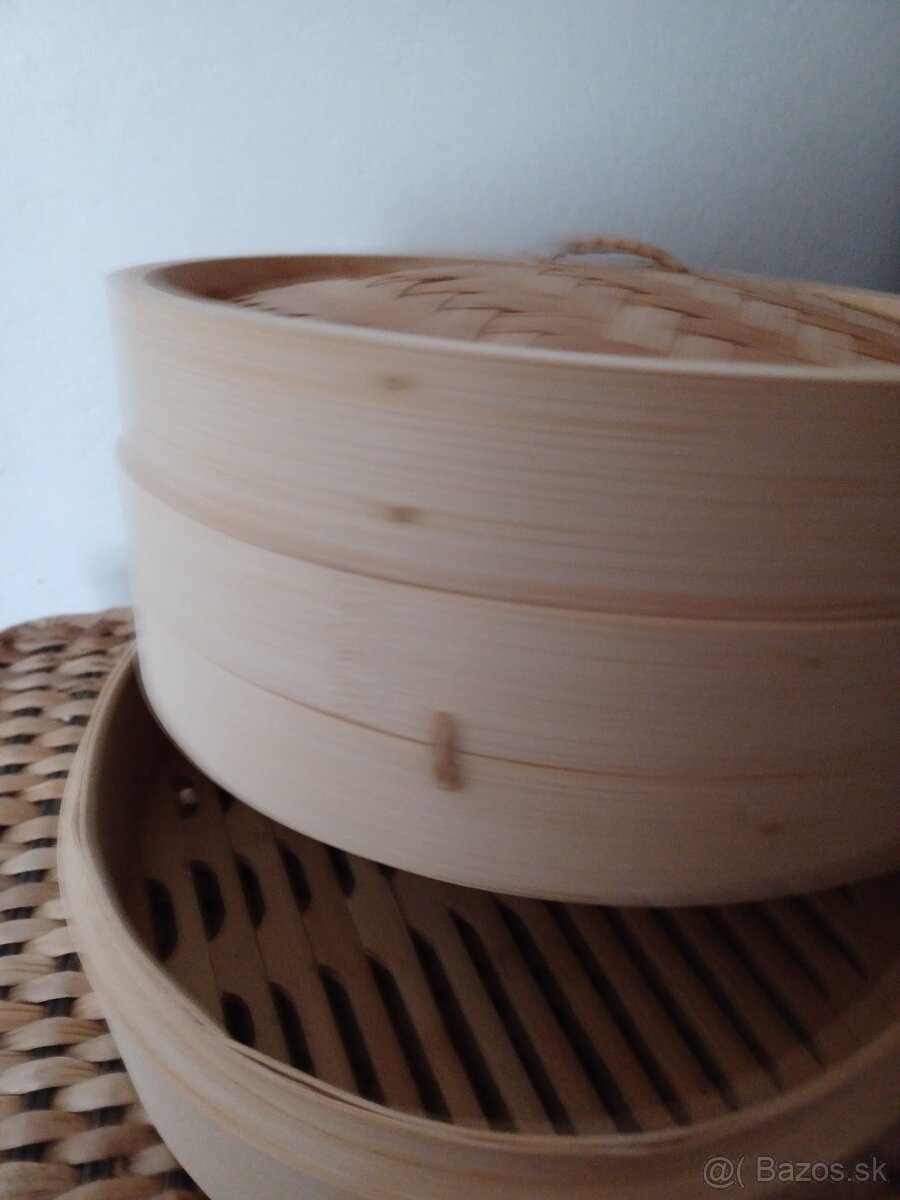 bambusový parný hrniec - 2