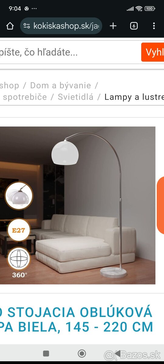 Vianočný darček lampa stojacia JAGO - 2