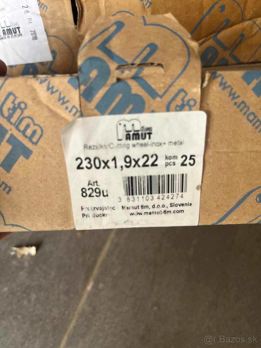 Rezný kotúč 230x1,9 - 2