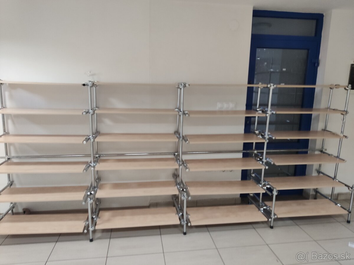 Regál Pult do obchodu trubkový systém - 2