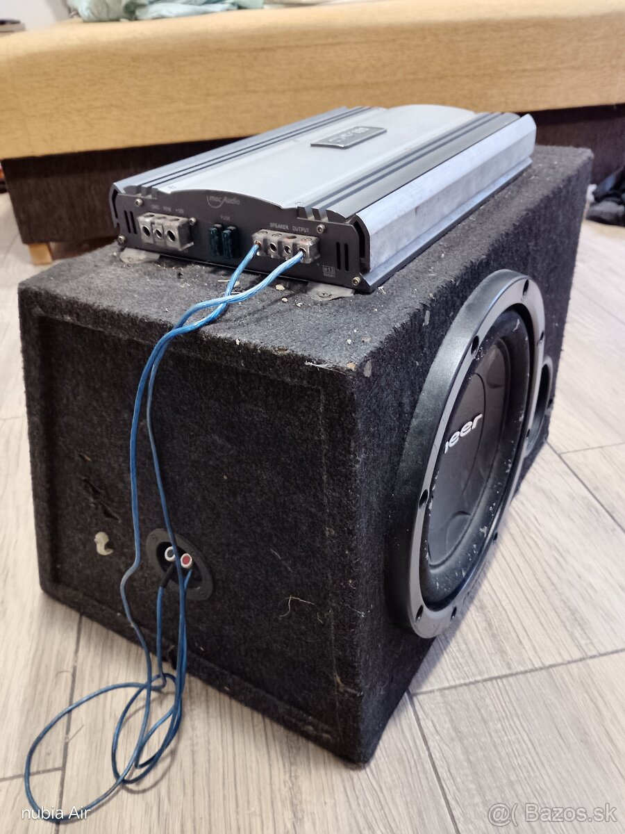 Pioneer subwoofer+mac audio zosilňovač - 2