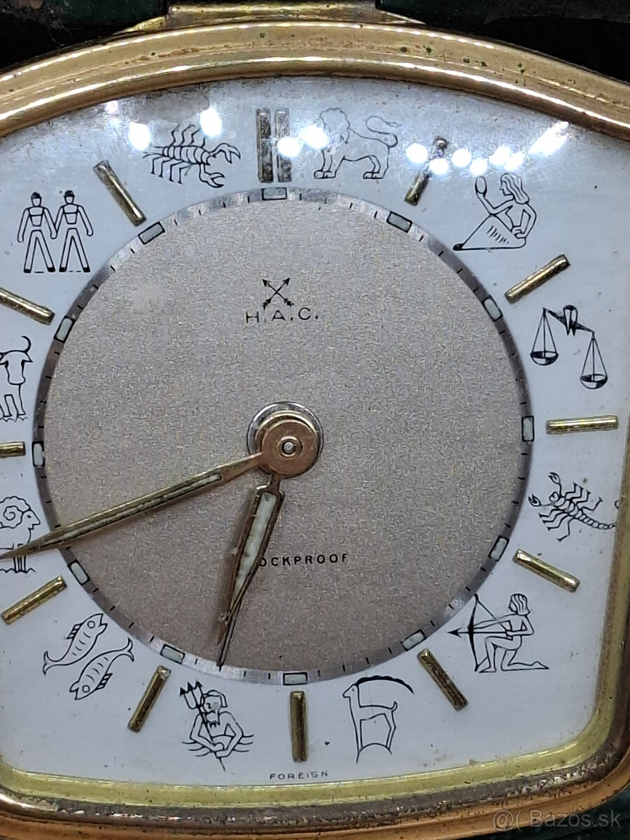 Predám funkčný cestovný budík H.A.C. 14 € - 2