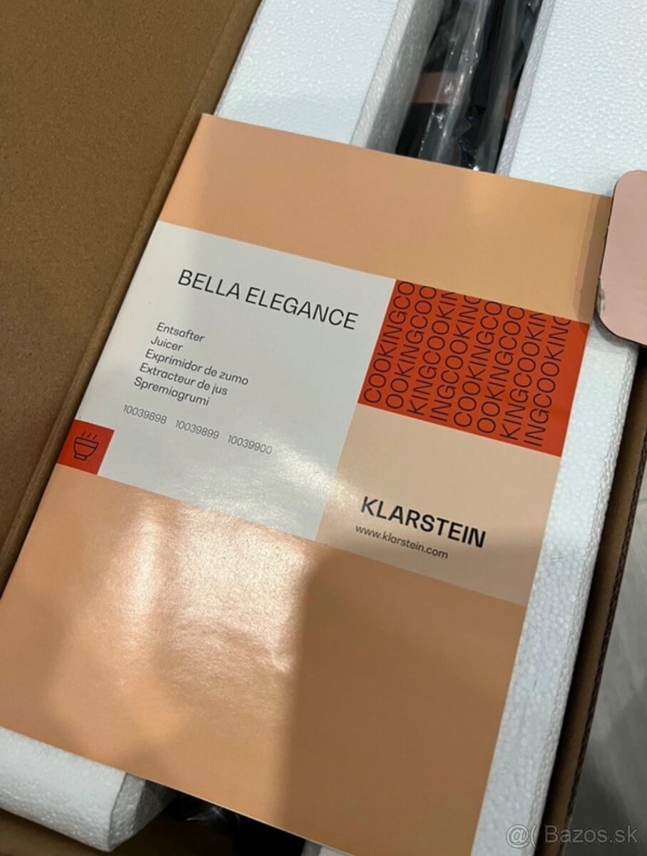 Klarstein odšťavovač - 2