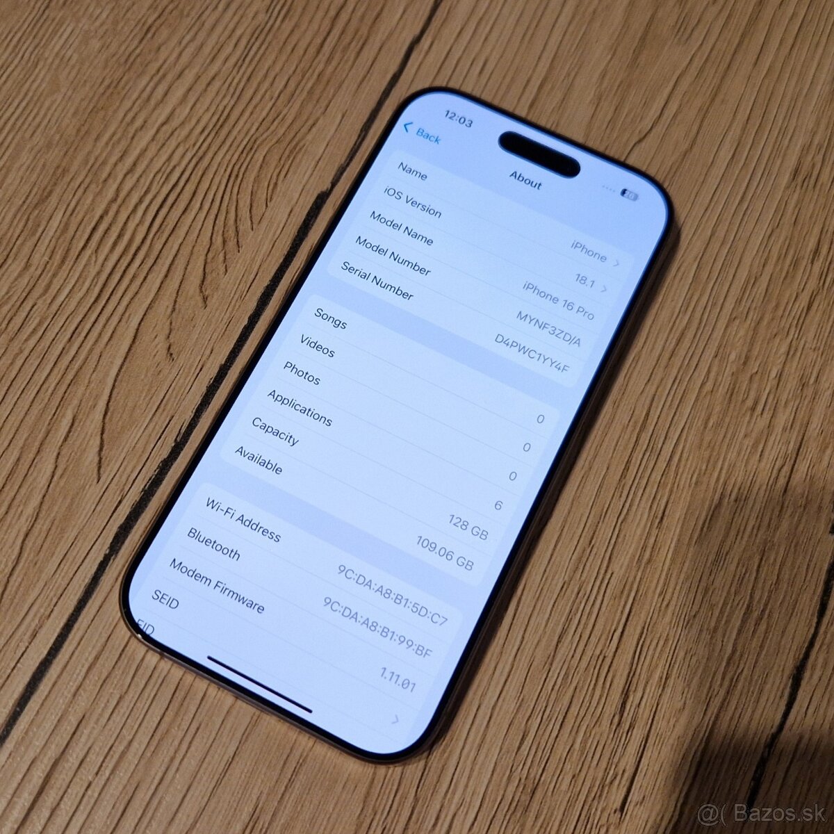 Apple iphone 16 pro 128gb púštny titan - 2