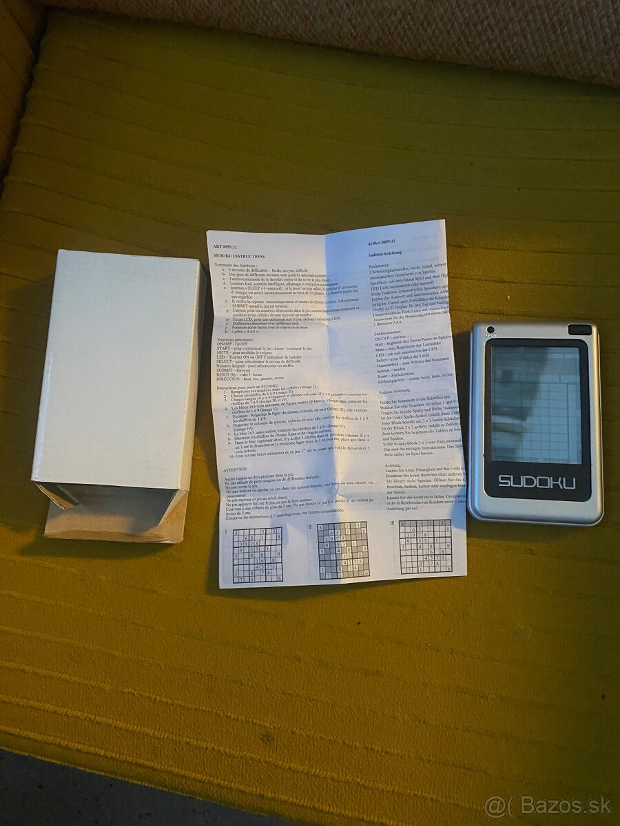 Lacno predam elektronicke Sudoku - 2