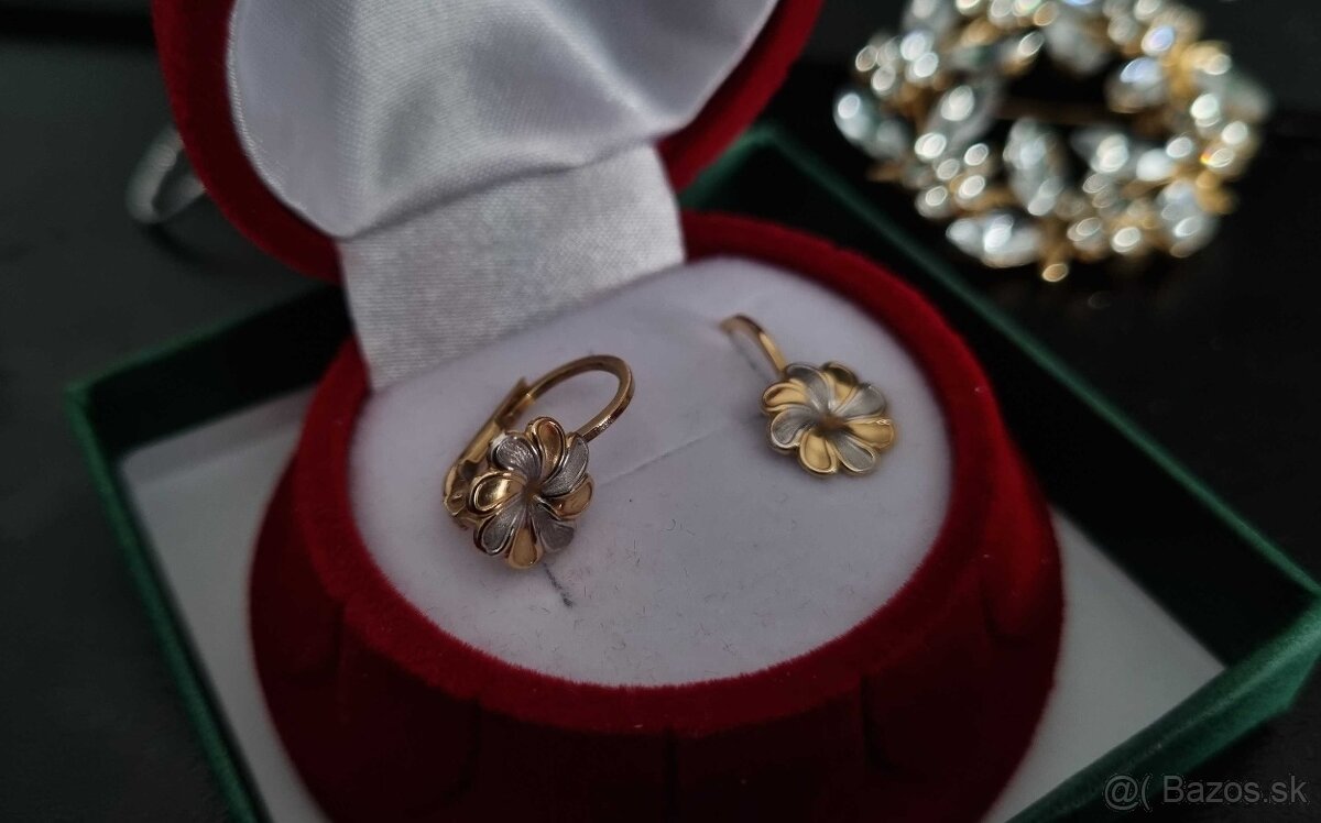 Zlaté dámske naušnice - 2